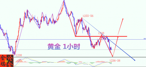 7月13日晚美联储再次来袭击，现货黄金能否坚守1238？