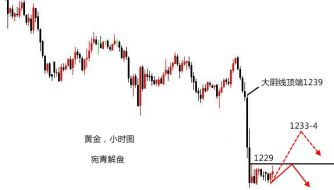 宛青解盘：黄金弱势下行今日或有调整，低位激进轻仓反弹还空