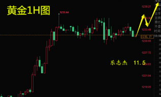 乐志杰：11.5周初黄金思路看涨进多，1228-1230进场多