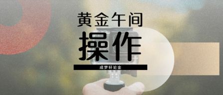 成梦轩6.4黄金冲高回落午间如何操作？附空单精准解套三部曲！